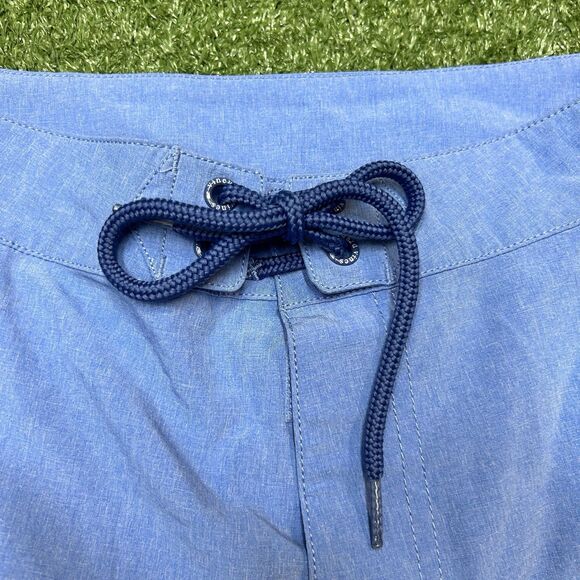 Vineyard Vines Heather Stretch Board Shorts Mens 28 Blue Swim Trunks - Picture 3 of 7